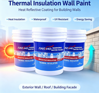 Peinture liquide acrylique réfléchissante thermique pour isolation solaire, imperméable, pour toitures et murs extérieurs, à appliquer au pinceau – Fournisseur d'usine
