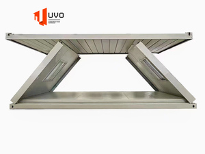 Prefab nhà hai phòng một hội trường gấp lên nhà đúc sẵn với Trailer 20ft tự gấp di động di động caravane <span class=keywords><strong>container</strong></span> - Product Image 3