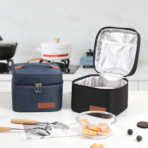 Bolsa de Almuerzo de Gran Capacidad, Nueva, al por Mayor, de Tela Oxford Gruesa, Impermeable, con Asas Cómodas - Product Image 1