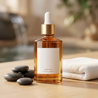 Huile Corporelle Naturelle Personnalisée Nourrissante Lissante Légère Effet Bonne Mine Huile de Soin Corporel Marque Privée Huile Corporelle Coco Vanille pour Femme