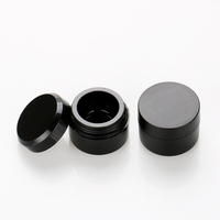 Pot cosmétique vide en PP à double paroi pour vernis gel, colle à ongles, crème, noir, 5g, 10g, 15g, 30g, 50g