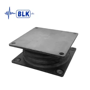 Road Rollers Mining Equipment Engine Anti Vibration Rubber Shock Absorber Isolation Damper Pad Feet