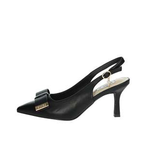 Ferre Women's Slingback <b>Pump</b> <b>Black</b> Pointed Toe Heel - Product Image 1