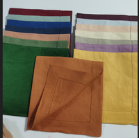 100% Cotton Napkin/tea Towel with Stripes Printing With1cm Hem