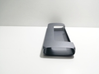 Componentes del concentrador USB de mecanizado CNC, perfil de aluminio, color gris extruido, metal anodizado personalizado, cubierta externa, lector de tarjetas de fábrica