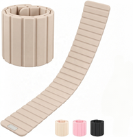 Bracelets magnétiques personnalisables avec logo, accessoires de Pilates ajustables, bracelet lesté en silicone bicolore, poids de 2 lb pour chevilles