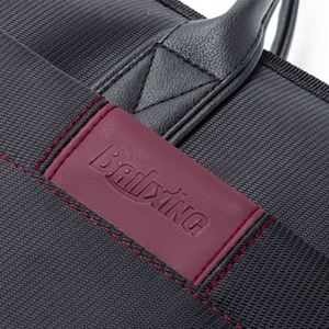 High Quality Unisex PU Leather Laptop Bag 15 Inches Waterproof Durable <b>Briefcase</b> Document Bag Conference Bags for Men Business - Product Image 3