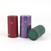 Capsules thermorétractables recyclables en vrac, à déchirement facile, anti-effraction, uniformes, non toxiques, pour bouteilles de vin, jus et cognac