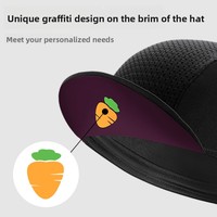 Gorra de Ciclismo TOSUOD para Adultos, de Poliéster, Secado Rápido, para Verano, con Visera, Protección Solar, para Hombres y Mujeres, Absorbe el Sudor