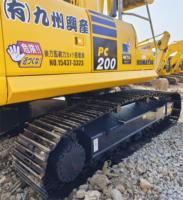 Excavatrice Komatsu PC200 de 20 tonnes d'occasion, machine d'excavation Komatsu pour la construction et la travaux publics