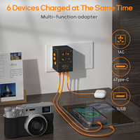 Adaptateurs de voyage universels Chargeur Chargeurs de téléphone Adaptateur Chargeur USB multifonctionnel Multi Plug Produits tendance