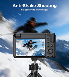 Appareil photo numérique 4K pour la <span class=keywords><strong>photographie</strong></span> et le vlogging, 64MP, compact, écran rabattable, anti-tremblement, zoom 16X, capteur CMOS, cadeau de voyage pour débutants - Product Image 6