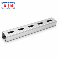 Canal de Acero al Carbono Ranurado ASTM 41x41 de 6m, Estándar, Directo de Fábrica, Soporte para Tuberías Costeras, Servicios de Corte y Soldadura
