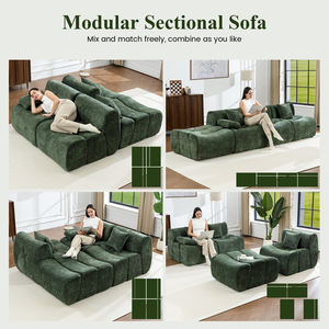 Sofá Modular en Forma de L con Diseño Flotante, en Caja, Meroow MS3, Sin Madera, Silencioso, con Respaldo Alto, Disponible en el Reino Unido - Product Image 2