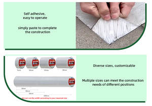 Bande adhésive en caoutchouc butyle MZ pour la prévention des fuites et le scellement des fissures des tuiles de toit - Product Image 3