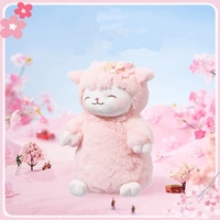 Peluche mouton MINISO Kawaii très vendue, super douce, chaude, blanche, apaisante pour bébé, animaux en peluche pour enfants avec rembourrage en coton PP