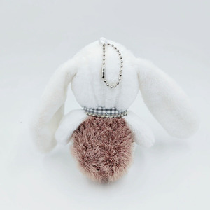 Xách tay 20cm Dễ Thương Ren mềm thêu thỏ Thú nhồi bông búp bê phục sinh Bunny Keychain đồ chơi cho trẻ sơ sinh vật nuôi đầy PP bông - Product Image 4