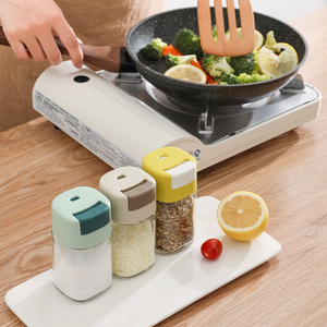 <b>Spice</b> <b>Jar</b> Set With Flip Top Lids Airtight Storage For Solid Seasonings Kitchen Use - Product Image 2