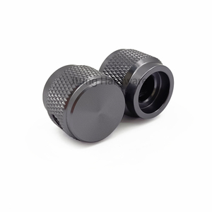 灰色铝仪器旋转控制编码器电位器旋钮控制<span class=keywords><strong>d</strong></span>轴旋钮 - Product Image 4