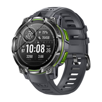 Nuevo Reloj Inteligente KC108 con GPS, Brújula, Linterna, Monitoreo de Salud, Pantalla TFT de 1.46'', Resistente al Agua IPX8, Reloj Inteligente para Exteriores
