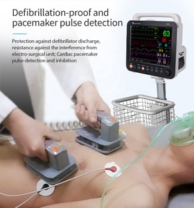 Harga Monitor Tanda Vital ICU ECG Gelombang Portabel CCU Multiparameter Monitor Medis Monitor Pasien Multiparametro - Product Image 4