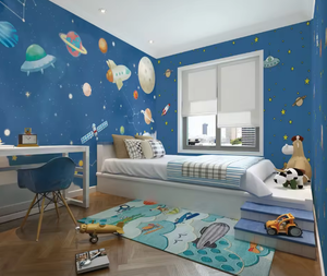 Papel Tapiz Personalizado Impreso en 3D para Decoración del Hogar, Papel Tapiz de Dibujos Animados de Superhéroes Americanos para Decoración de Paredes de Habitaciones Infantiles - Product Image 5