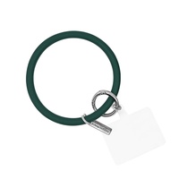 Vente en gros de porte-clés en silicone en forme de cœur, bracelet de poignet, sangle de téléphone anti-chute, anti-perte, unisexe, logo personnalisé