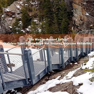 מגן רשת אבטחת רשת פרימיום נירוסטה חבל רשת ביטחון הבית התאספו בקלות טרליס עבור בתים משרדים ציבוריים - Product Image 5