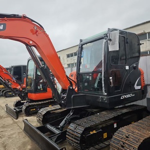 Cab with AC Used Doosan DX60 6tons small Excavator <b>Second</b>-<b>hand</b> Digger Hydraulic Crawler Doosan dx60 with EPA/CE low price - Product Image 5