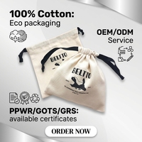 Vente en gros de sacs pochette en coton personnalisés avec cordon pour chaussures vêtements bougies avec logo personnalisé