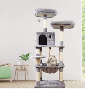 All'ingrosso gatto che si arrampica sul letto dell'albero per gatti al coperto mobili per animali domestici struttura per arrampicata tavola graffiante nido grotta - Product Image 1