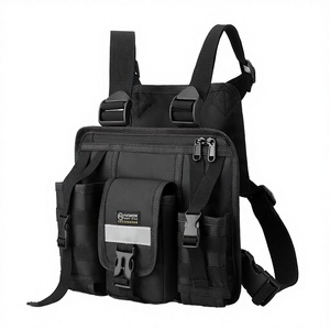 Certificate Supplier Durable Waterproof Shoulder Chest Pack Sling Quality <b>Concealed</b> Carry Tactical Zipper Polyester Fashion - Product Image 2