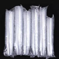Machine d'emballage automatique pneumatique pour la fabrication de gobelets en plastique/papier, certifiée CE, haute vitesse, scellage de sacs, étiquetage, qualité alimentaire
