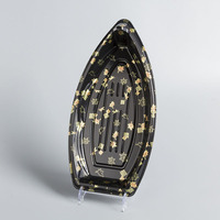 Plateau cadeau jetable japonais, plats de bateau à emporter, restauration rapide, plastique écologique, blister, fête, sushi, avec couvercle, pièces