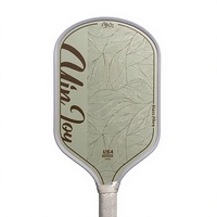 Raquette de pickleball en fibre de verre de 14 mm approuvée par l'USAPA, durable et légère, pour le jeu familial et récréatif