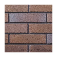 Tuiles murales extérieures en terre cuite de style européen, tuiles de clinker pour villa de luxe, décoration rouge, façade ventilée, tuiles de clinker