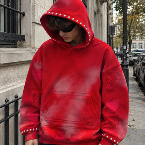 Felpe con Cappuccio in Cotone e Poliestere di Alta Qualità, Nere, per Lavoro, Uomo, Hip Hop, con Zip - Product Image 2