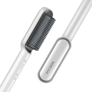 Brosse lissante pour cheveux personnalisée, peigne lissant multifonctionnel à anions, lisseur de cheveux - Product Image 1