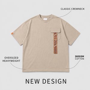 Camiseta de proveedor de algodón de 300GSM de alto gramaje con lavado desgastado, hombros caídos, corte holgado y corto, con gráfico y logotipo personalizado para hombre - Product Image 2