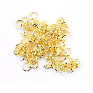 Anelli aperti 1,2x8 mm color oro per la creazione di gioielli - Product Image 4