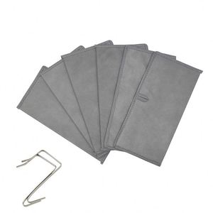 Sac de rangement mural en PVC et tissu non tissé, anti-humidité et anti-poussière, pour chambre à coucher, style minimaliste moderne - Product Image 4