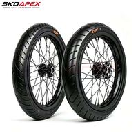 Kit de roues Talaria X3 Supermoto 17 pouces, pneus CST, jantes en aluminium Road-Fit pour accessoires de modification de vélos électriques