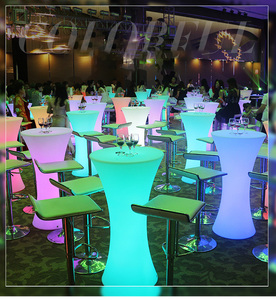 Tavolo <span class=keywords><strong>da</strong></span> <span class=keywords><strong>Bar</strong></span> LED all'Ingrosso con 16 Colori Cangianti, Tavolo Illuminato Impermeabile per Esterni, Arredamento per Eventi e Feste, Tavolo <span class=keywords><strong>da</strong></span> Cocktail LED - Product Image 3