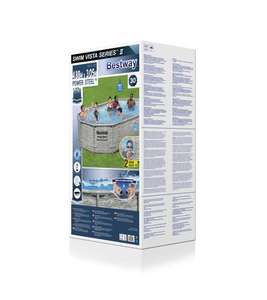 Piscina Desmontable <span class=keywords><strong>Bestway</strong></span> 56946 Splashview, Ovalada, Portátil, de Gran Capacidad, con Estructura, para Familias, Uso en Exteriores, con Accesorios - Product Image 5