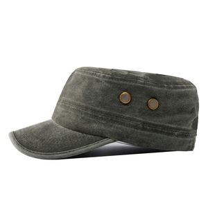 High Quality Cotton <b>Flat</b> <b>Cap</b> Sunshade Hat for <b>Men</b> Simple and Chic Design for Business Promotions Featuring Denim High Quality - Product Image 3