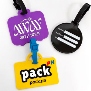 ป้ายติดกระเป๋าเดินทางลายการ์ตูนสัตว์น่ารัก ดีไซน์สร้างสรรค์ ทำจาก PVC  ป้ายซิลิโคนนิ่มรูปทรงแปลกตา - Product Image 4