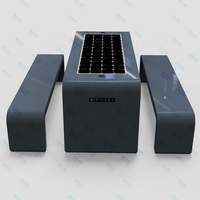 Chargeur de téléphone portable à panneau solaire pliable portable Alimentation USB pour les pique-niques et les activités de plein air en acier