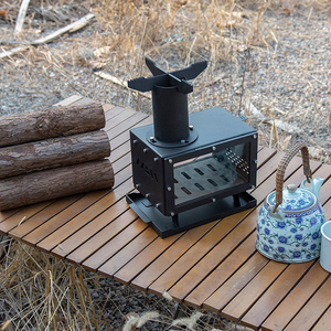 Réchaud de camping multifonctionnel pour l'extérieur Réchaud de bureau pour l'observation du feu <span class=keywords><strong>Mini</strong></span> réchaud portable détachable pour pique-nique à <span class=keywords><strong>bois</strong></span> - Product Image 3