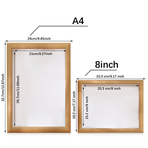 Cornici in <span class=keywords><strong>Legno</strong></span> Creative Multi-Misura per <span class=keywords><strong>Foto</strong></span>, Design Innovativo per Esporre Immagini - Product Image 4