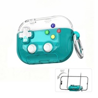 Étui transparent pour casque de console de jeu (modèle pro2/3) avec bouton anti-stress